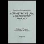 Statutory Supplement to Administrative Law
