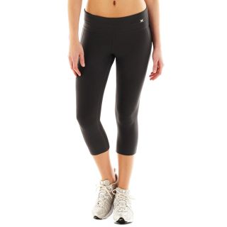 Xersion Essential Running Capris, Charcoal Smoke, Womens