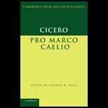 Cicero Pro Marco Caelio