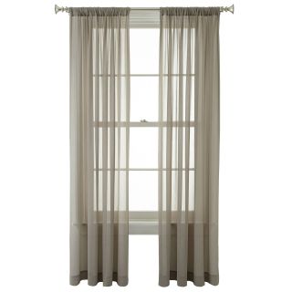 ROYAL VELVET Lantana Rod Pocket Curtain Panel, Gray
