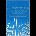 Entrepreneurship for Everyone A Student Textbook