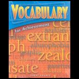 Vocab. for Achievement  1st Course (5 Pack)