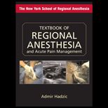 Texbook of Regional Anesthesia and Acute