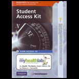 MyHealthLab Student Access Code Card for Health