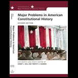 Major Problems in American Constitutional History