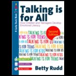 Talking is for All How Children and Adolescents Develop Emotional Literacy