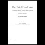 Brief Handbook   Exercises Answer Key   Revised