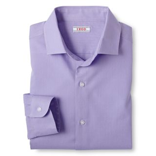 Izod Herringbone Long Sleeve Dress Shirt   Boys 6 20, Purple, Boys