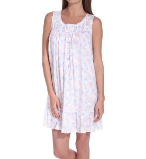 Eileen West 5314584 Petals Of The Valley Sleeveless Short Nightgown