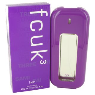 Fcuk 3 for Women by French Connection EDT Spray 3.4 oz