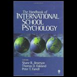 Handbook of International School Psychology