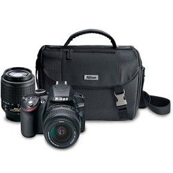 Nikon D3200 24.2MP DSLR Camera Kit with 18 55mm DX & 55 200mm DX Lenses And Niko