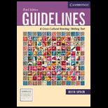 Guidelines  Cross Cultural Reading / Writing Text