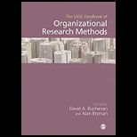 SAGE Handbook of Organizational Research Methods