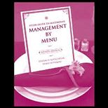 Management by Menu  Study Guide