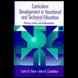 Curriculum Development in Vocational and Technical Education  Planning, Content, and Implementation