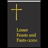 Lesser Feasts and Fasts 2006