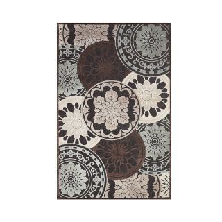 Sadie Medallion Rectangular Rugs, Brown