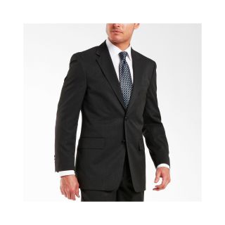 Adolfo Charcoal 2 Button Suit Jacket, Gray, Mens