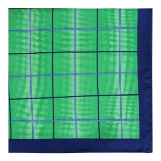 Stafford Swindon Pocket Square, Green, Mens