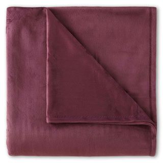 Vellux Plush Blanket, Purple