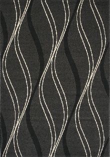Loft Area Rug with Swirling Ribbons