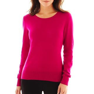 Worthington Essential Crewneck Sweater, Rock N Rose, Womens