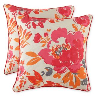 Florentina 2 pk. Decorative Pillows, Orange/Pink