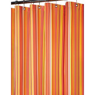 Park B Smith Strings Stripe Fabric Shower Curtain, Tan