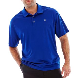 Izod Short Sleeve Piqué Golf Polo Big and Tall, Blue, Mens