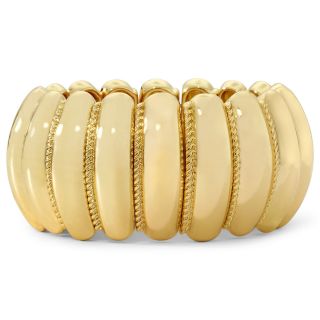 MONET JEWELRY Monet Gold Tone Rope Large Stretch Bracelet