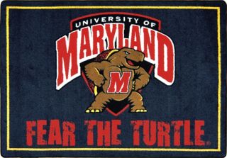 Maryland Turtle College Mascot Rug