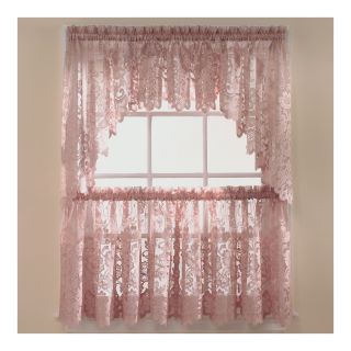 JCP Home Collection jcp home Shari Lace Rod Pocket Shaped Valance, Linen