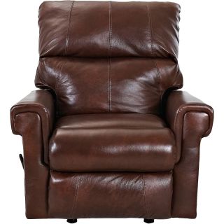 Rivera Leather Recliner, Aspen Ash