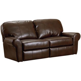 Madison 84 Bonded Leather Double Reclining Sofa, Brown