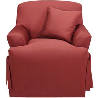 Sure Fit Logan 1 pc. T Cushion Chair Slipcover, Paprika