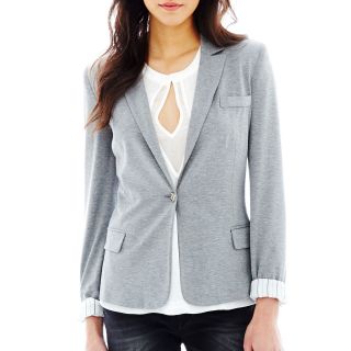 Mng By Mango Knit Blazer, Grey