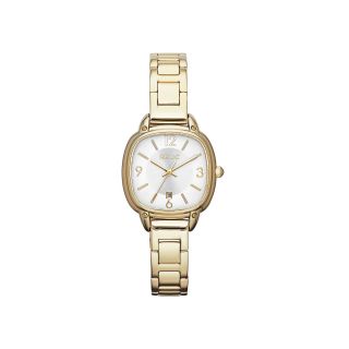 RELIC Womens Gold Tone Square Watch