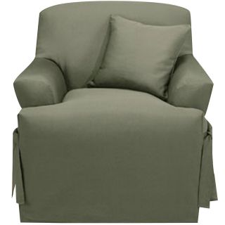 Sure Fit Logan 1 pc. T Cushion Chair Slipcover, Green