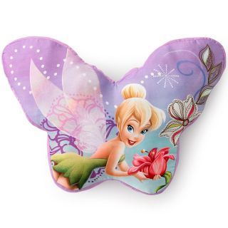 Disney Fairies Sparkling Friendship Butterfly Decorative Pillow, Girls