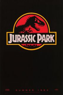 JURASSIC PARK (ADVANCE   RED) Movie Poster