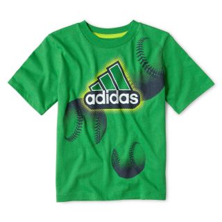 Adidas Graphic Tee   Boys 2t 7x, Green, Boys