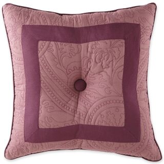 Bensonhurst Tufted 18 Square Decorative Pillow, Plum