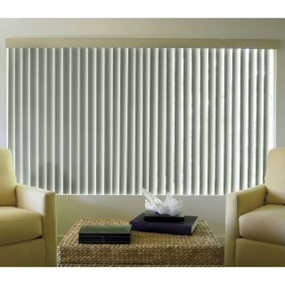 JCP Home Collection  Home Linen Look Vinyl Vertical Blinds, White