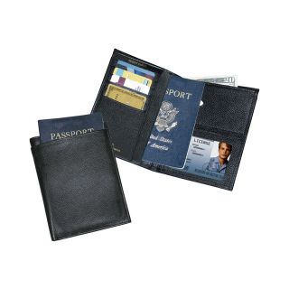 Buxton Leather Passport Wallet, Mens
