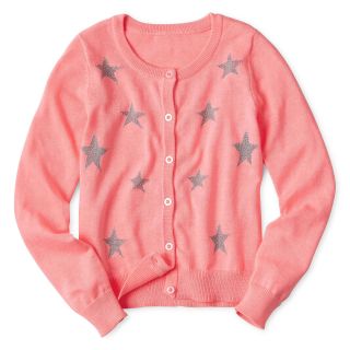 ARIZONA Star Cardigan   Girls 6 16 and Plus, Pink, Girls