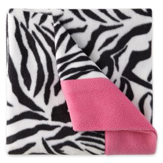 Sunbeam Super Soft Heavyweight Fleece Sheet Set, Zebra