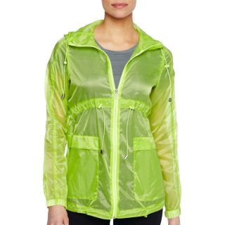 Xersion Sheer Anorak Jacket, Luminous Lime, Womens