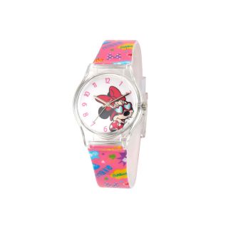 Disney Minnie Mouse Kids Multi Pink Strap Watch, Girls