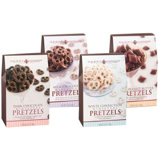 HARRY LONDON Assorted Chocolate Covered Pretzels 4 Pack
